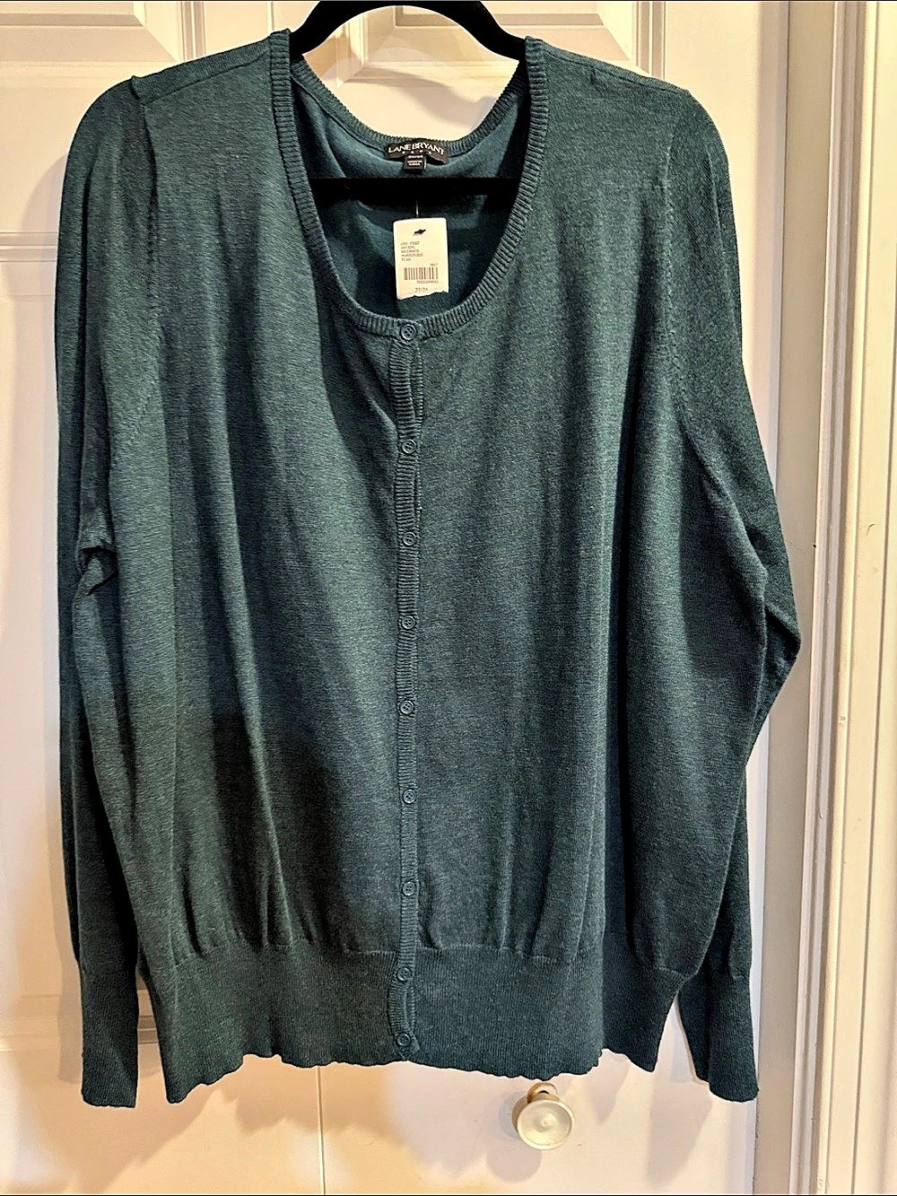Lane Bryant Women's Green Cardigan Size 22/24